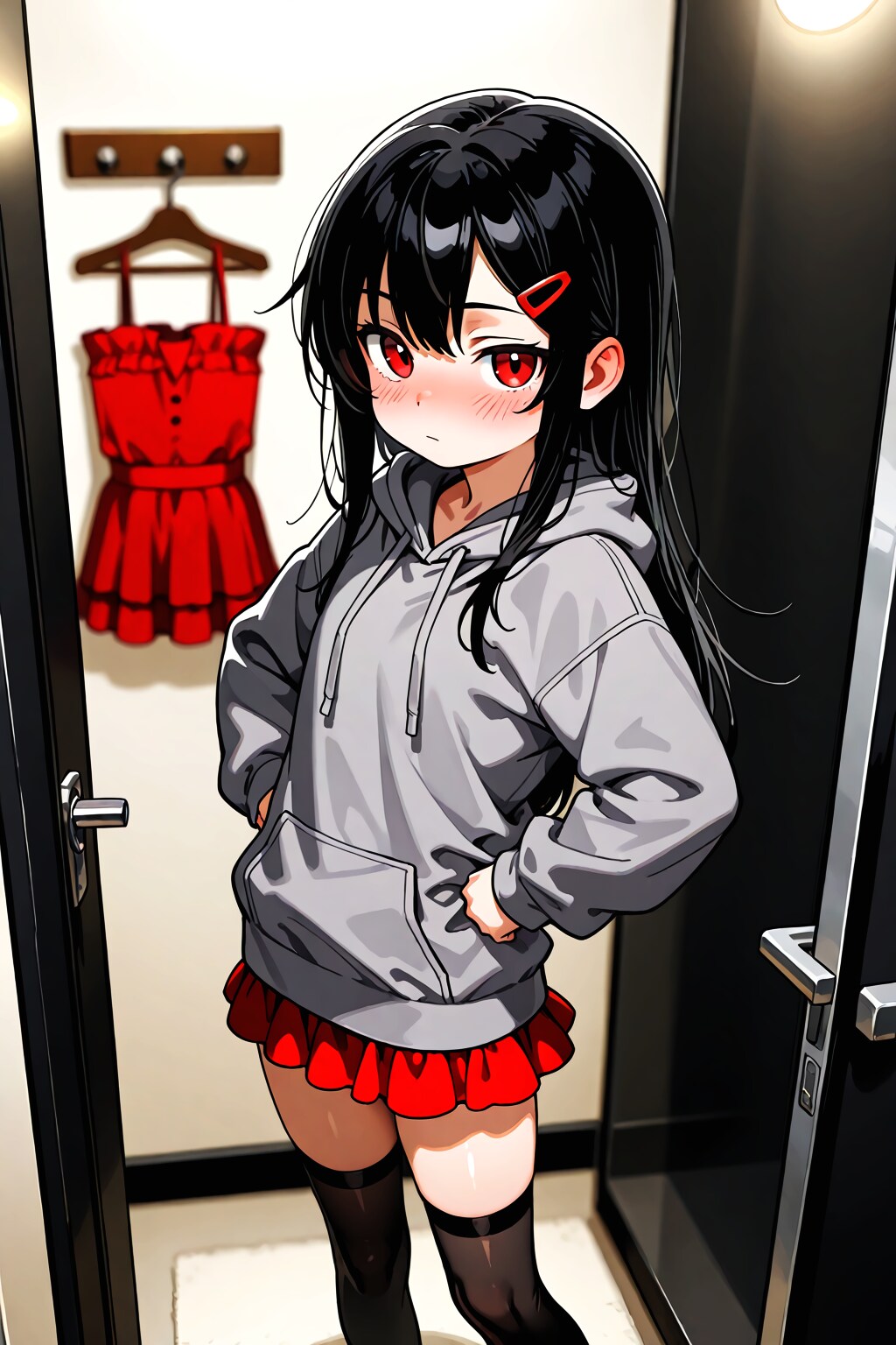真紅の試着室