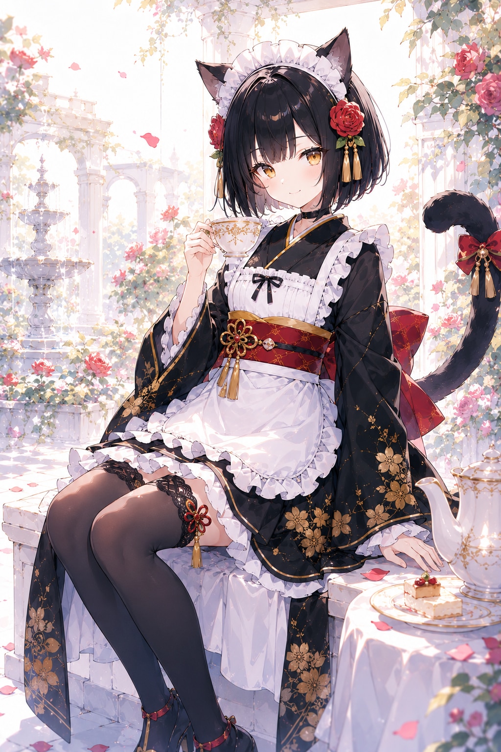 和メイド | の人気AIイラスト・グラビア