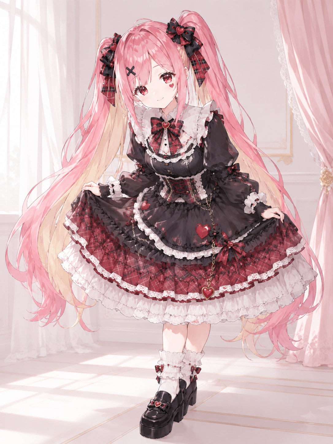 うちの子・美羽ちゃんのフリフリドレス姿