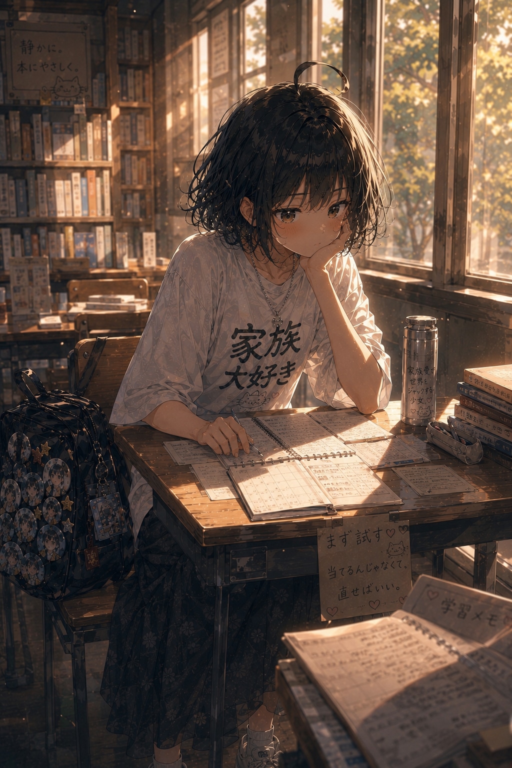頬杖
