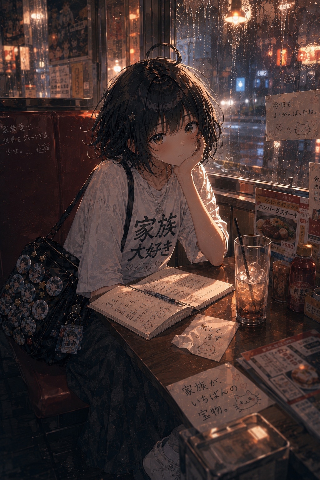 頬杖