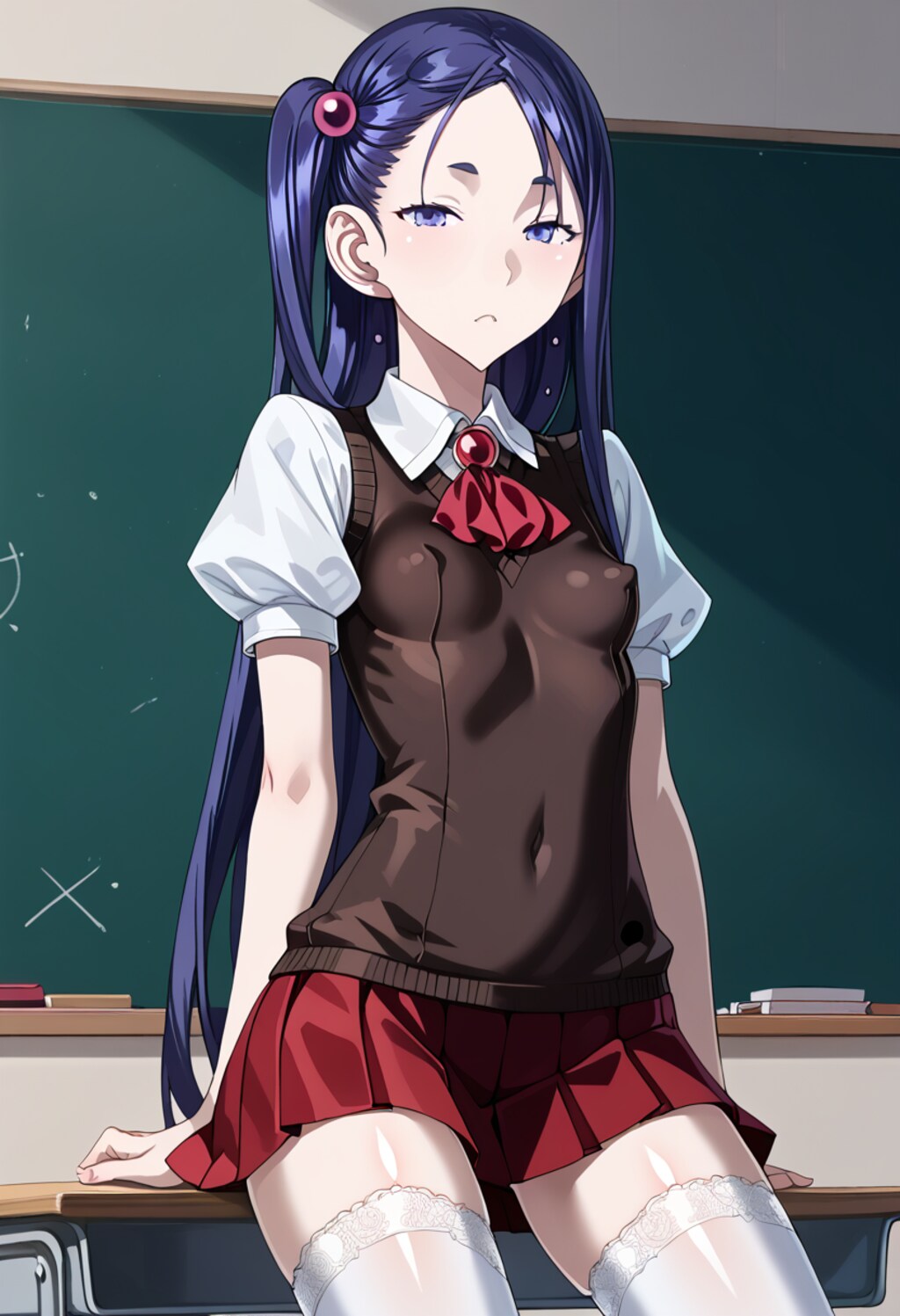 魔法少女種_新田由比_001 似非女子制服