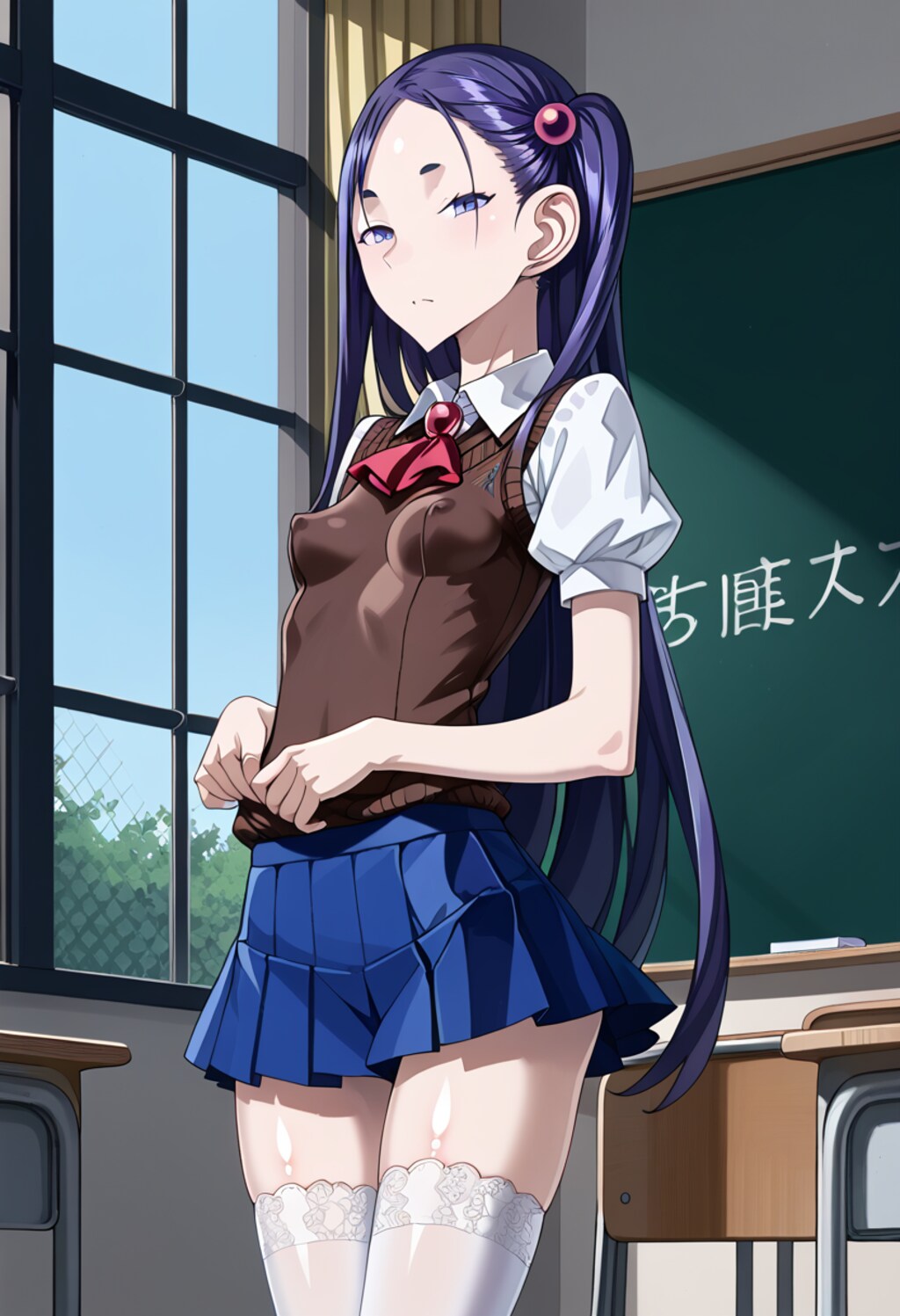 魔法少女種_新田由比_001 似非女子制服