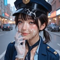 おまわりさん_顔射 6枚目