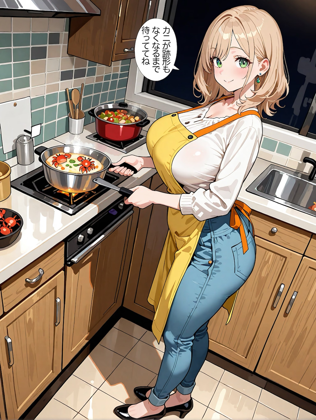 【セリフ入れました】ごはんまだ〜？