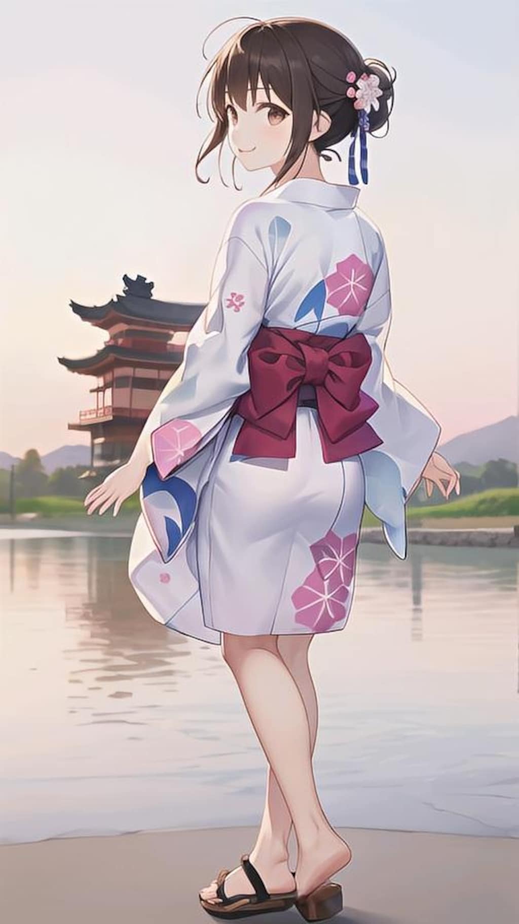 浴衣姿のお姉さん