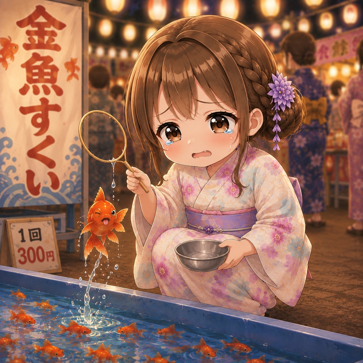 金魚すくい | の人気AIイラスト・グラビア