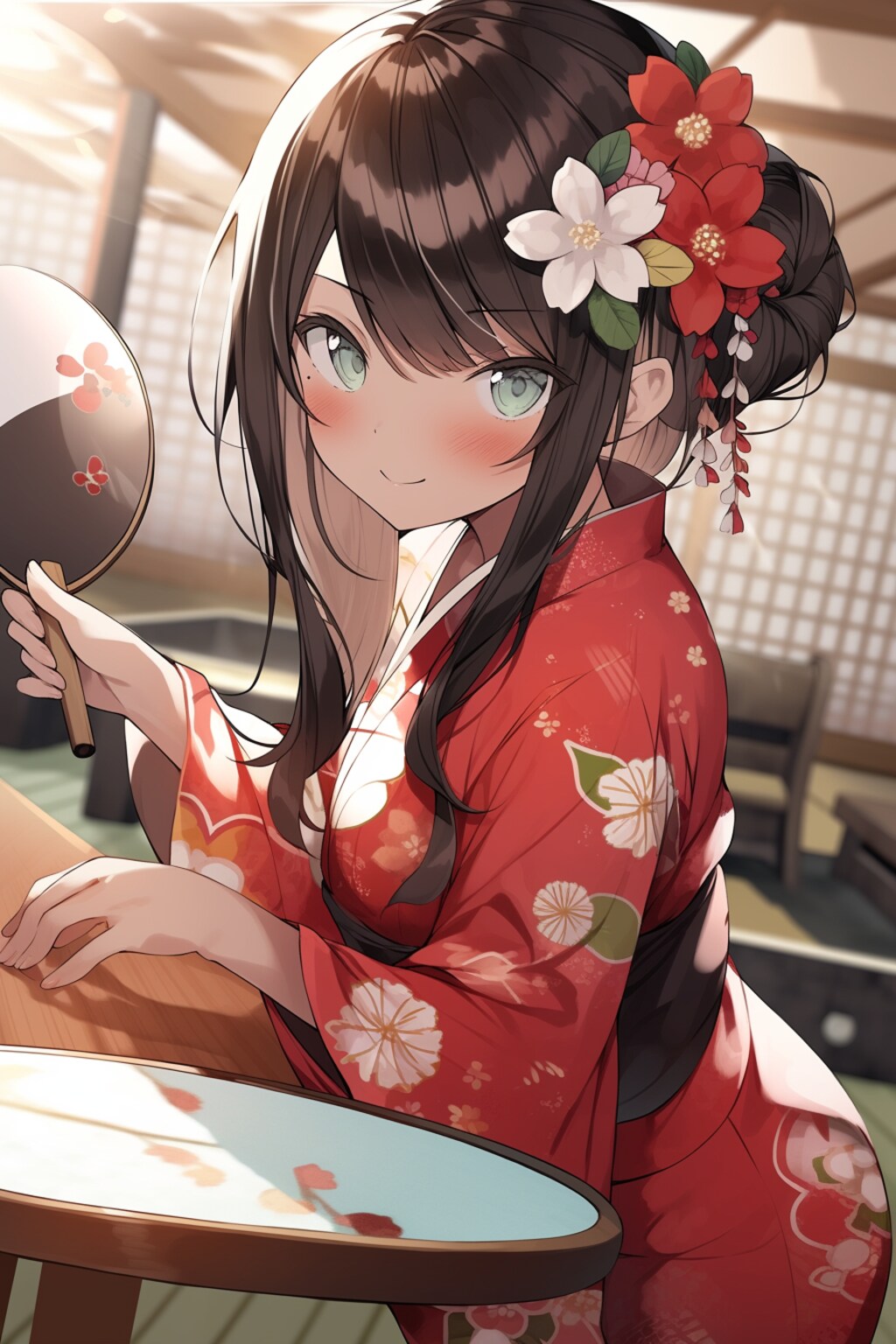温泉卓球