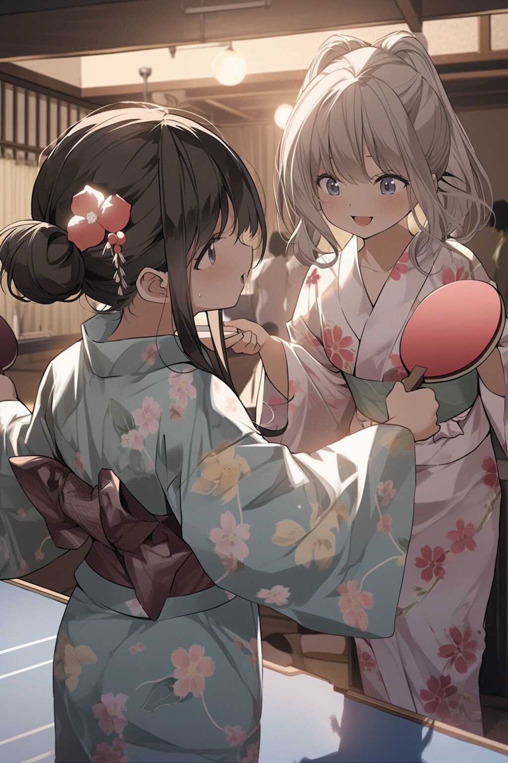 温泉卓球