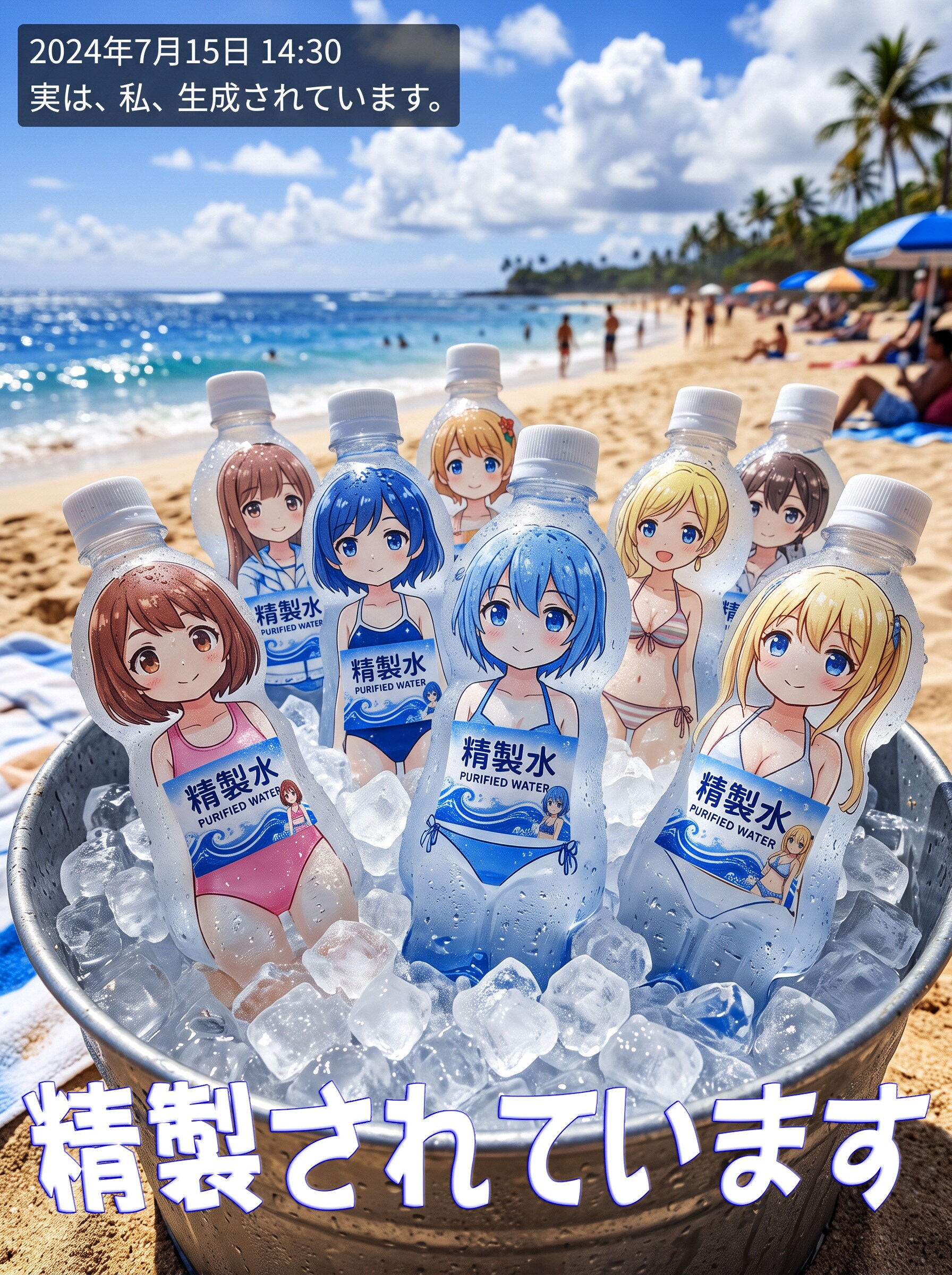 水分補給に精製水(?)