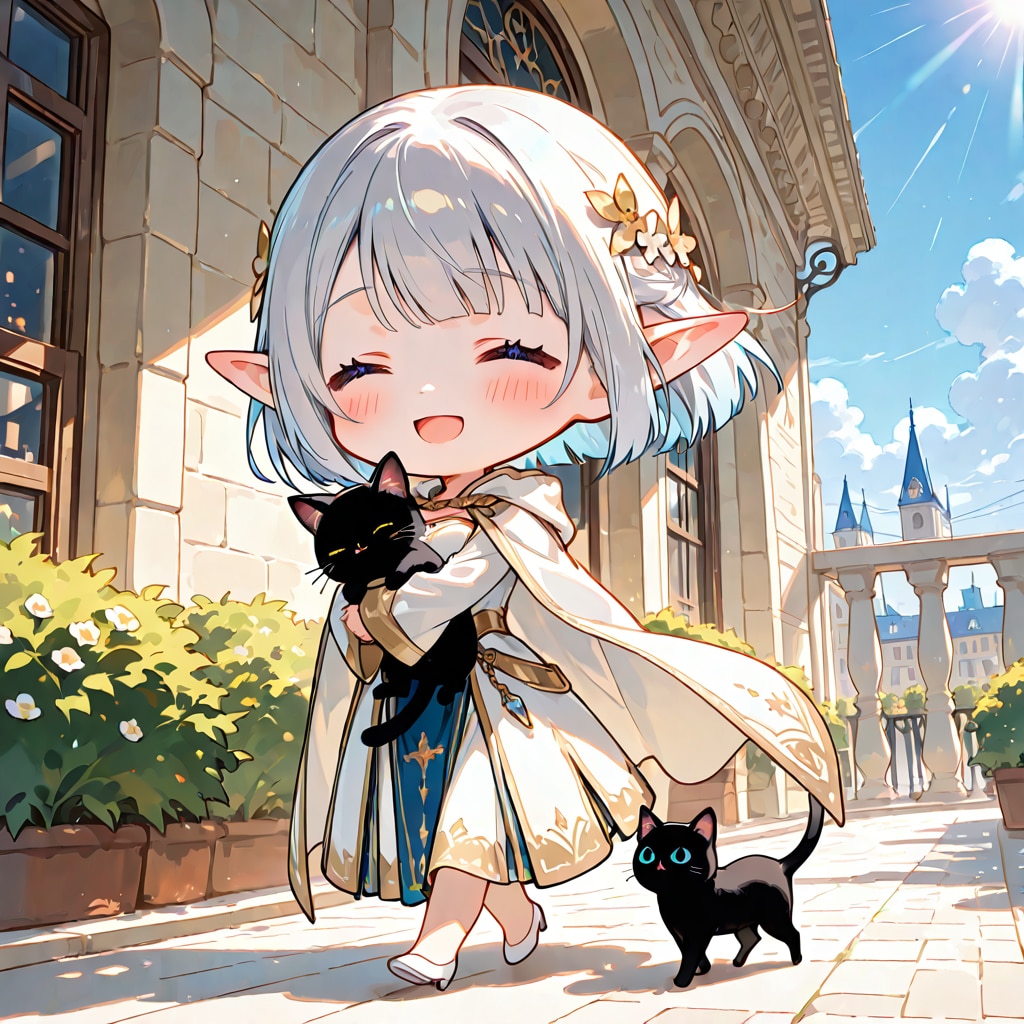 おさんぽちびエルフ銀姫