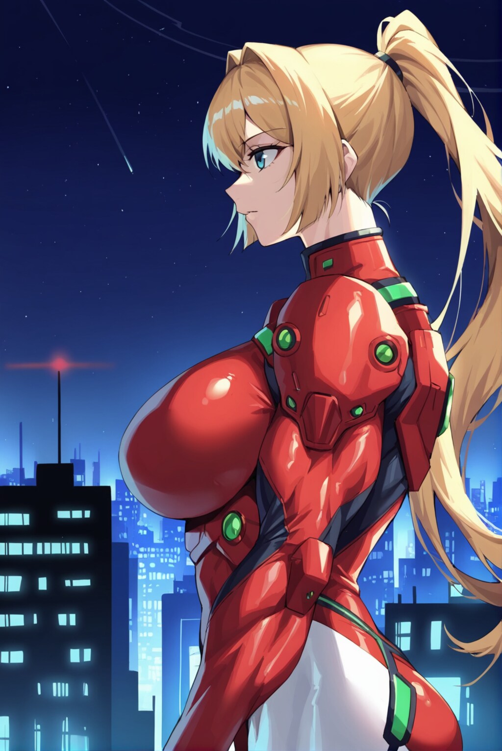 夜のスパイ系ぴっちりスーツ女子