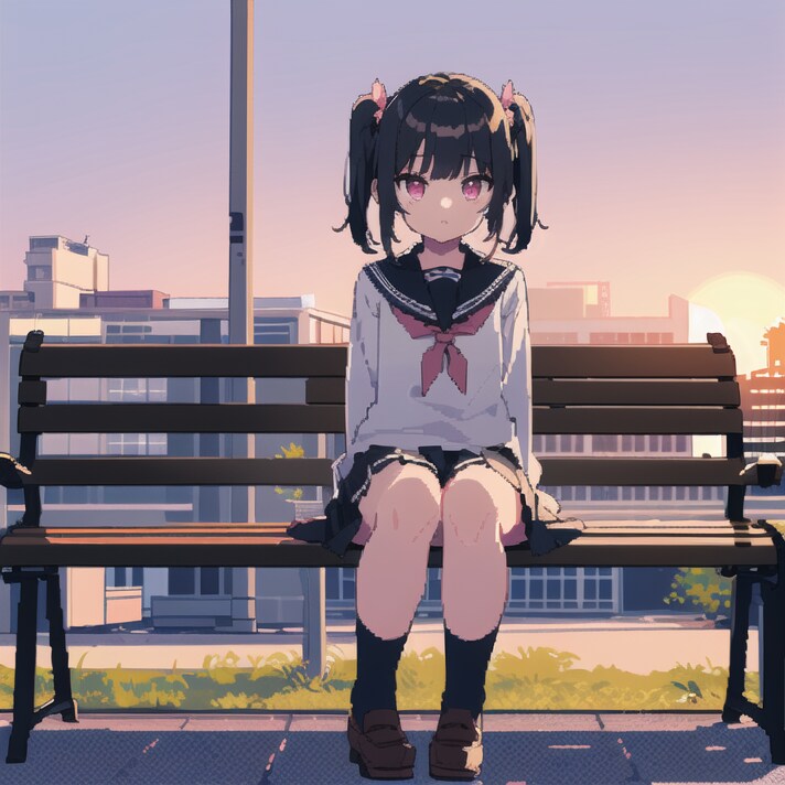 夕暮れ