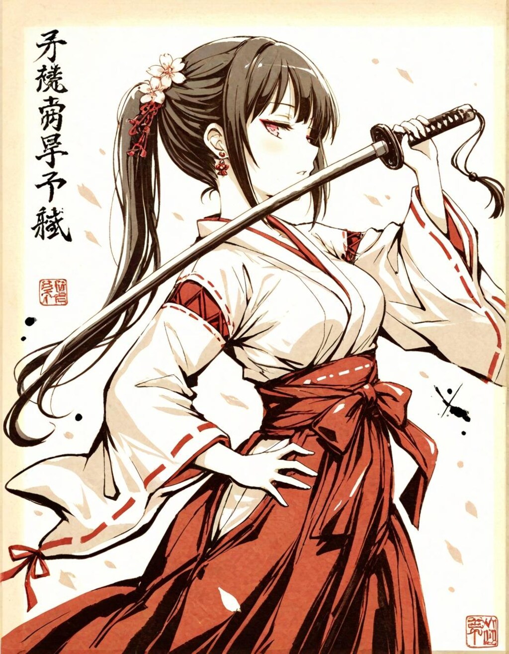 水墨画風チャイナ