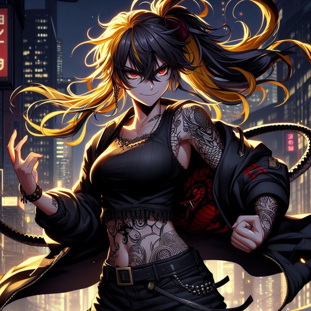 蛇とアウトロー(女)