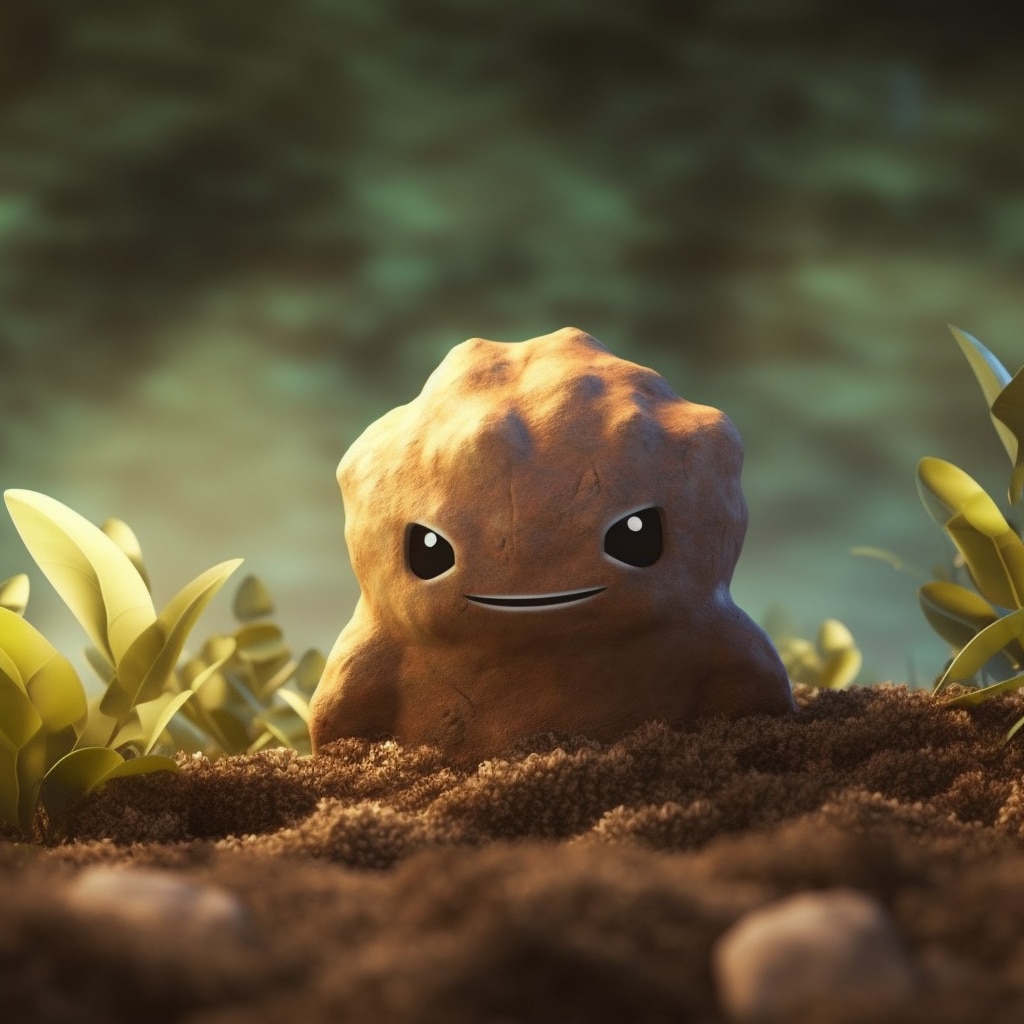 新種のポケモン（地面タイプ）