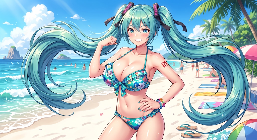 海にミクさん