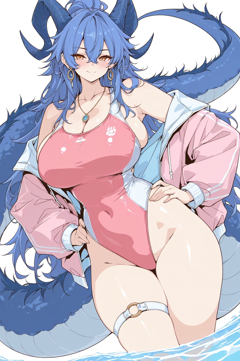 水着のドラゴン