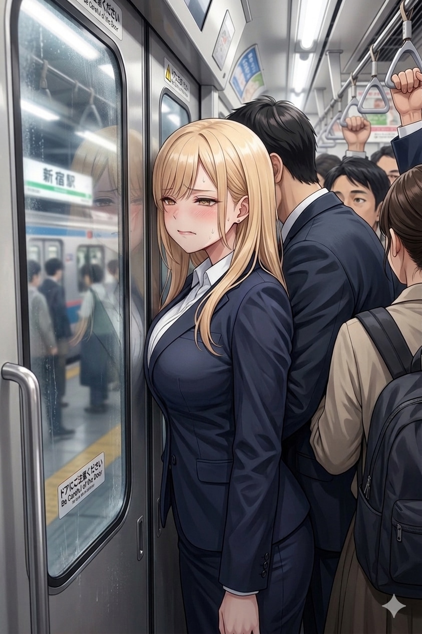 満員電車の社会人フユキ