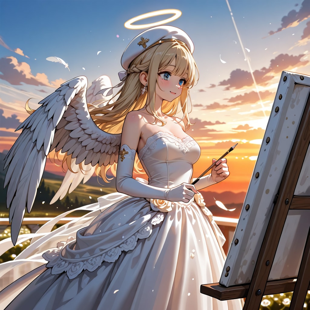 mokaでお絵描き天使ちゃん260830 | の人気AIイラスト・グラビア