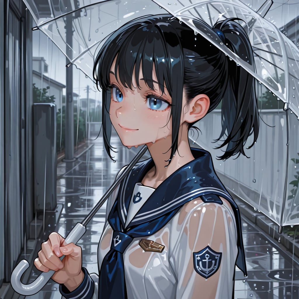 路地(雨) | の人気AIイラスト・グラビア
