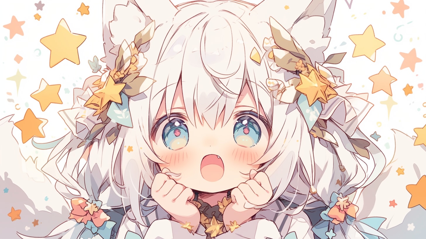 星降る夜の小さな驚き | の人気AIイラスト・グラビア