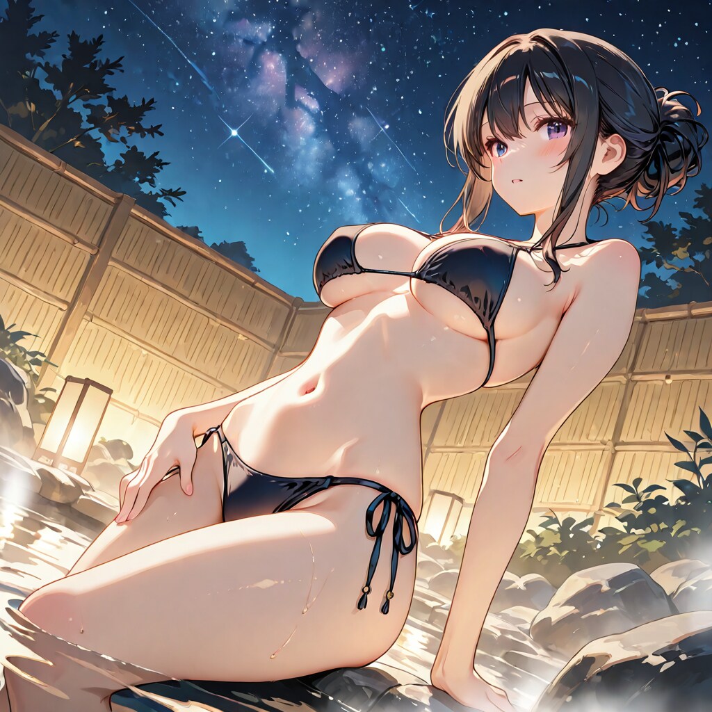 ビキニ温泉一人旅