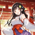 巫女コスでパンチラ 3枚目