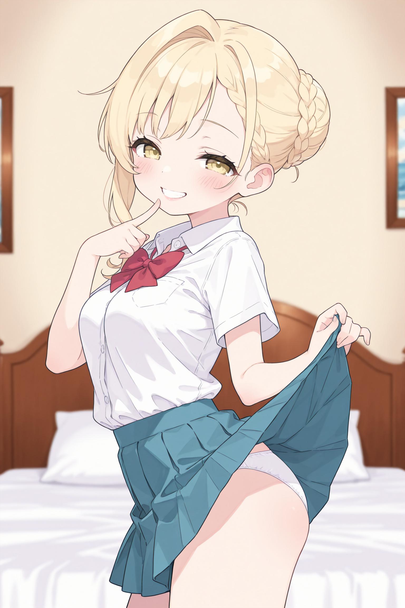 制服着衣プレイがしたいって？💕