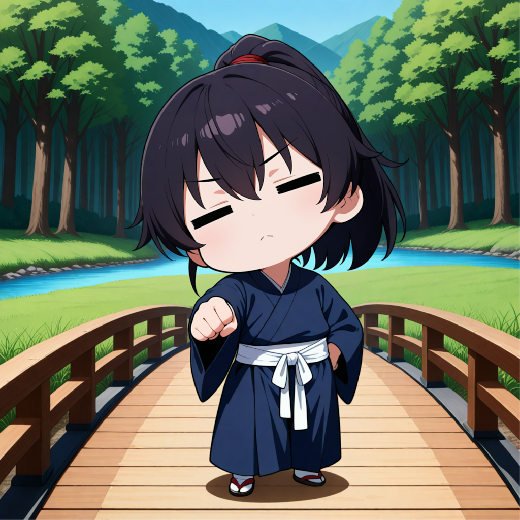 この橋渡りたくば拳で通れ～