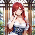 【撮影会】洋館のディアンドル娘 Z611 2枚目
