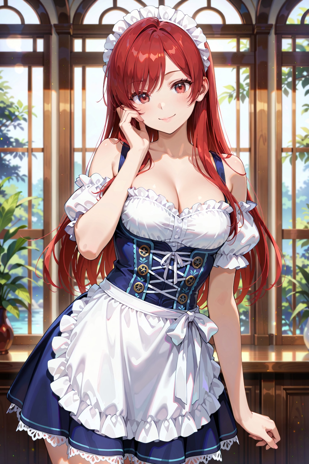 【撮影会】洋館のディアンドル娘 Z611
