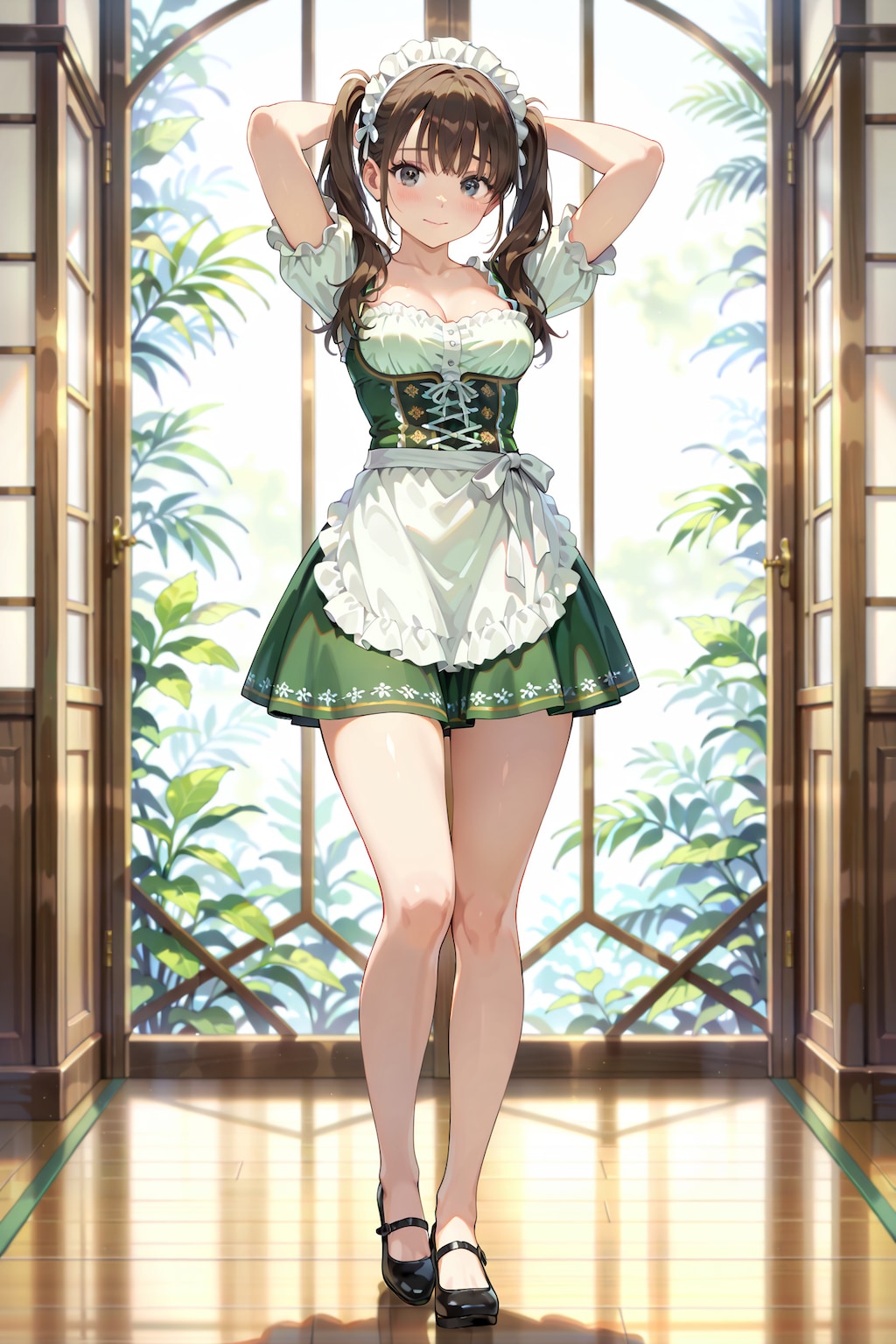 【撮影会】洋館のディアンドル娘 Z611