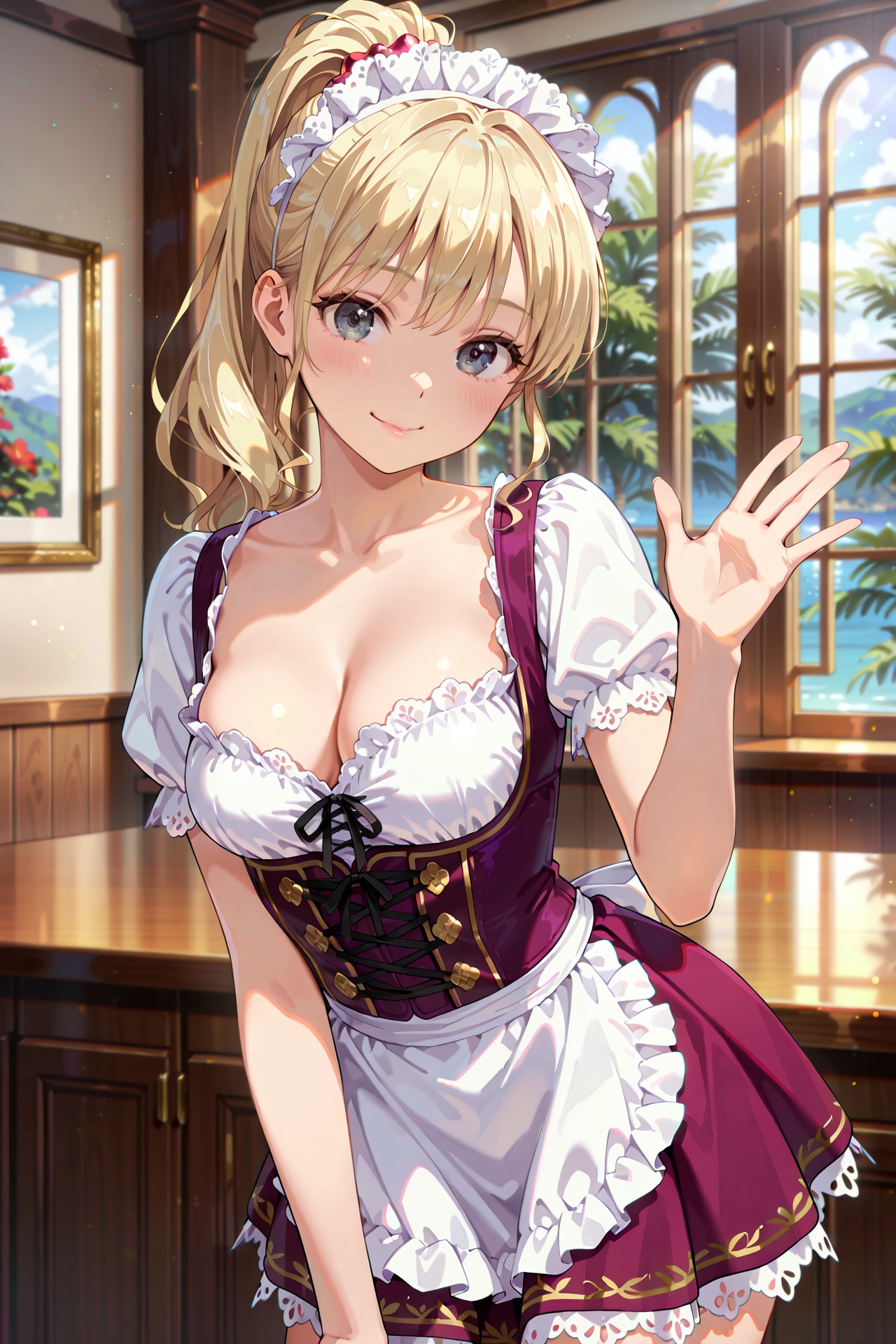 【撮影会】洋館のディアンドル娘 Z611