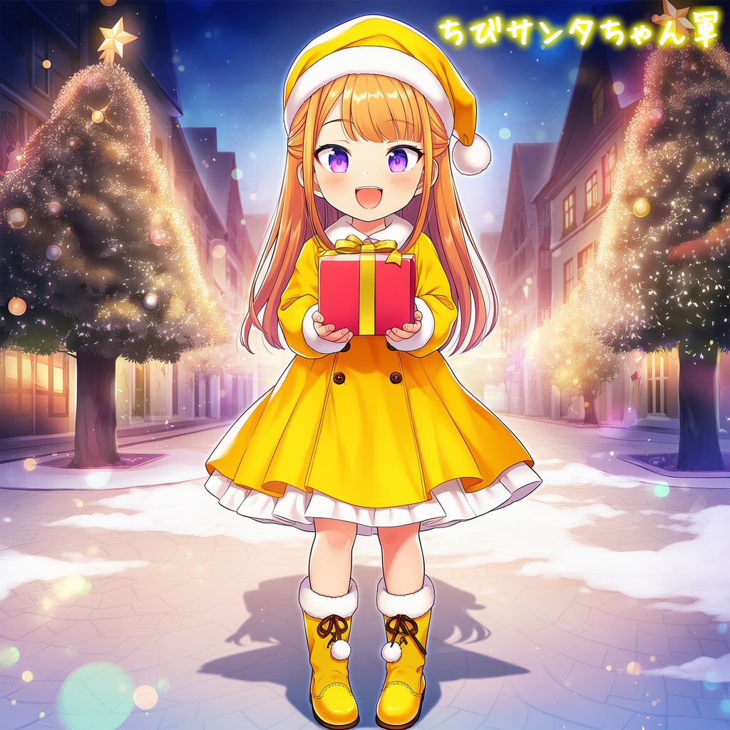 【ちびサンタちゃん】💝カワイイちびキャラな感じのうちの子たち🎄