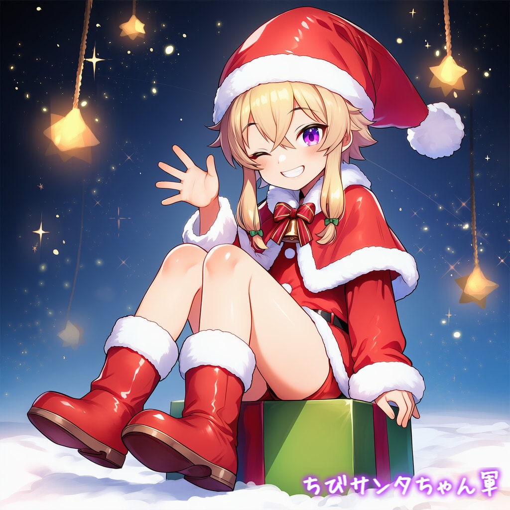 【ちびサンタちゃん】💝カワイイちびキャラな感じのうちの子たち🎄