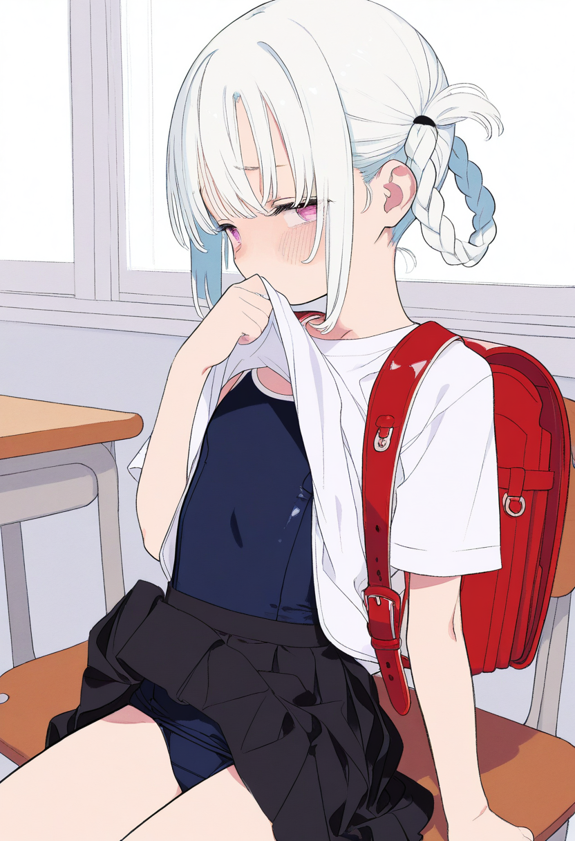 今日は水着だから恥ずかしくない、はず…