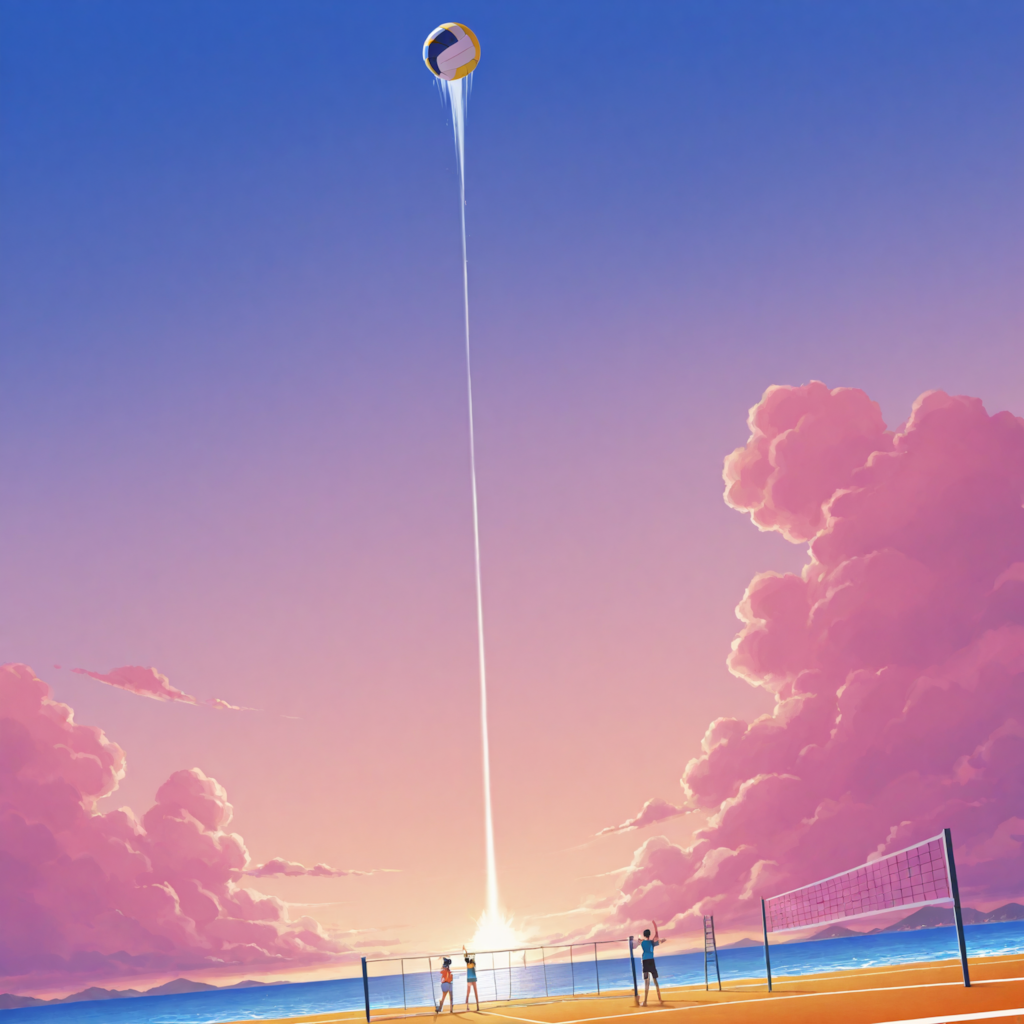 【がぞうどうぞ】せんぱ～い、さっき空に打ち上げてましたよね！