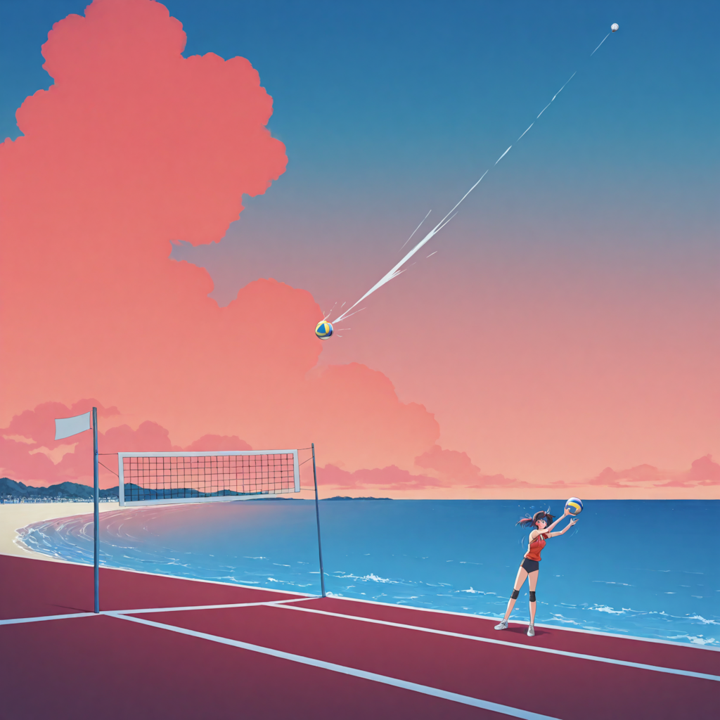 【がぞうどうぞ】せんぱ～い、さっき空に打ち上げてましたよね！