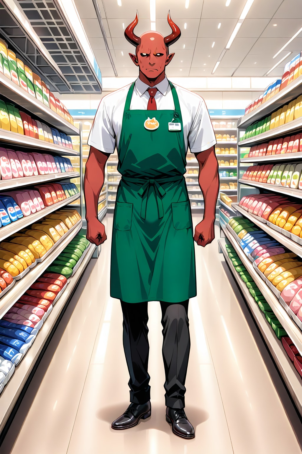 赤鬼店長 | の人気AIイラスト・グラビア