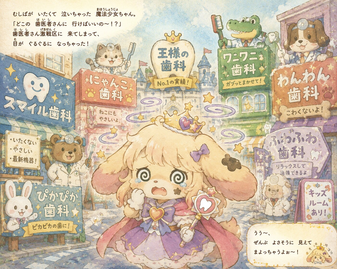 歯医者激戦区とけもの魔法少女ちゃん