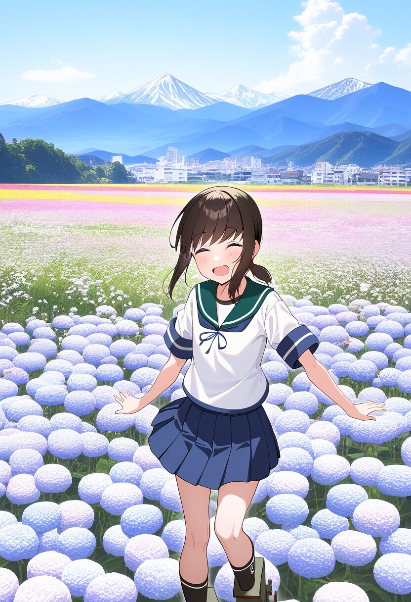 花畑の吹雪さん | の人気AIイラスト・グラビア