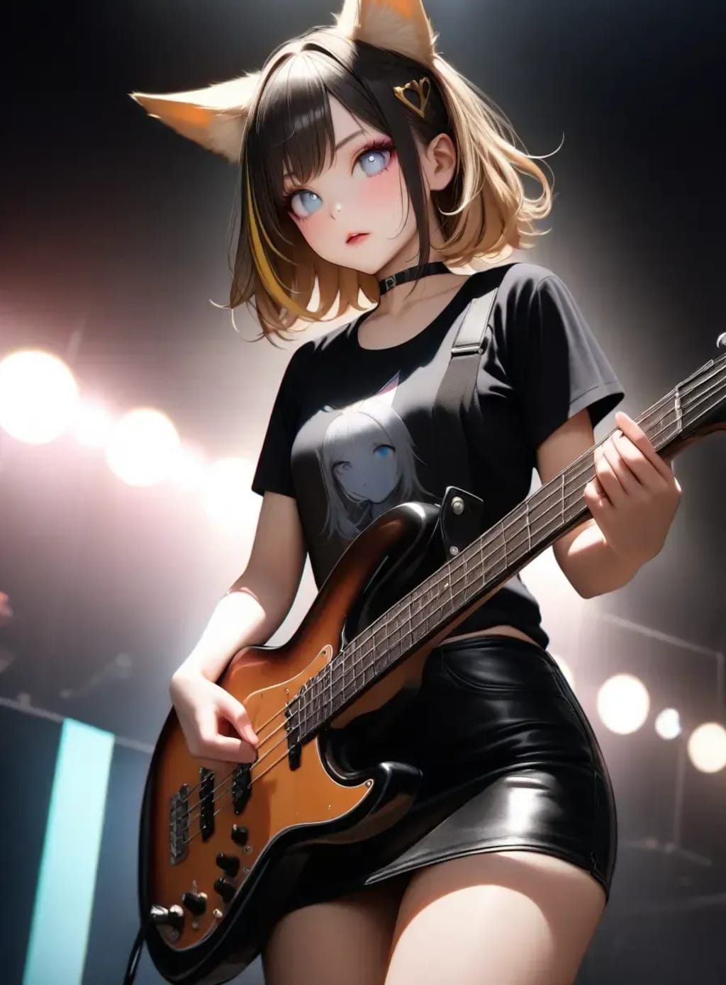 On bass!
