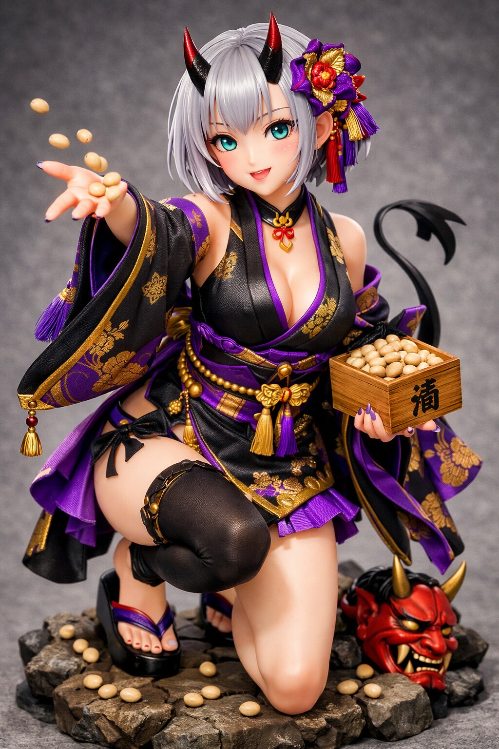🫛岩井さんのお祝い豆撒き🫘