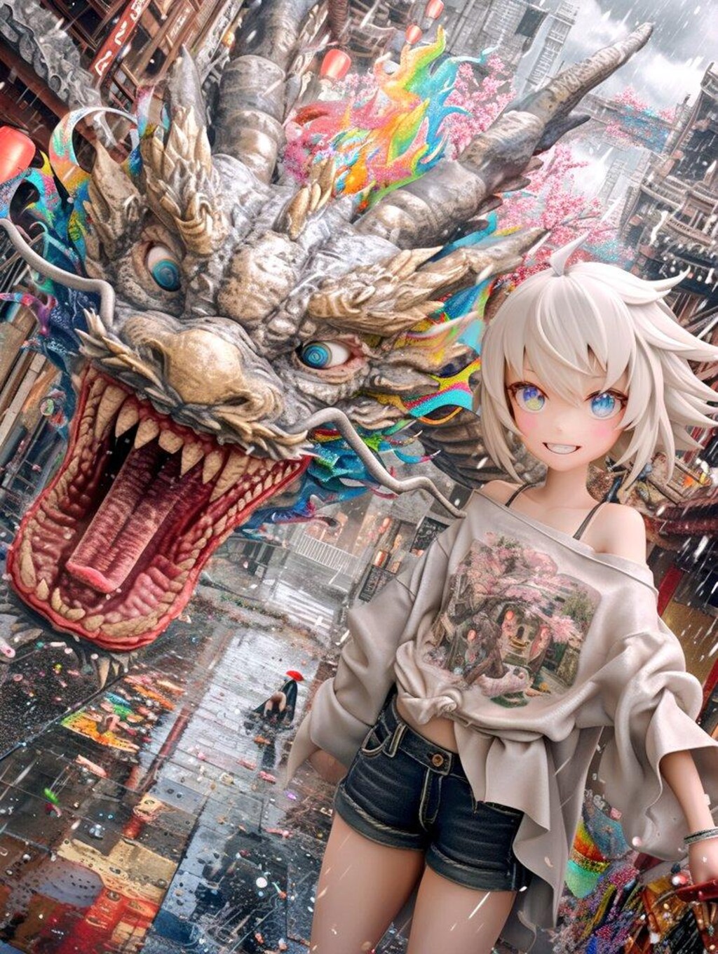 ドラゴンと女の子