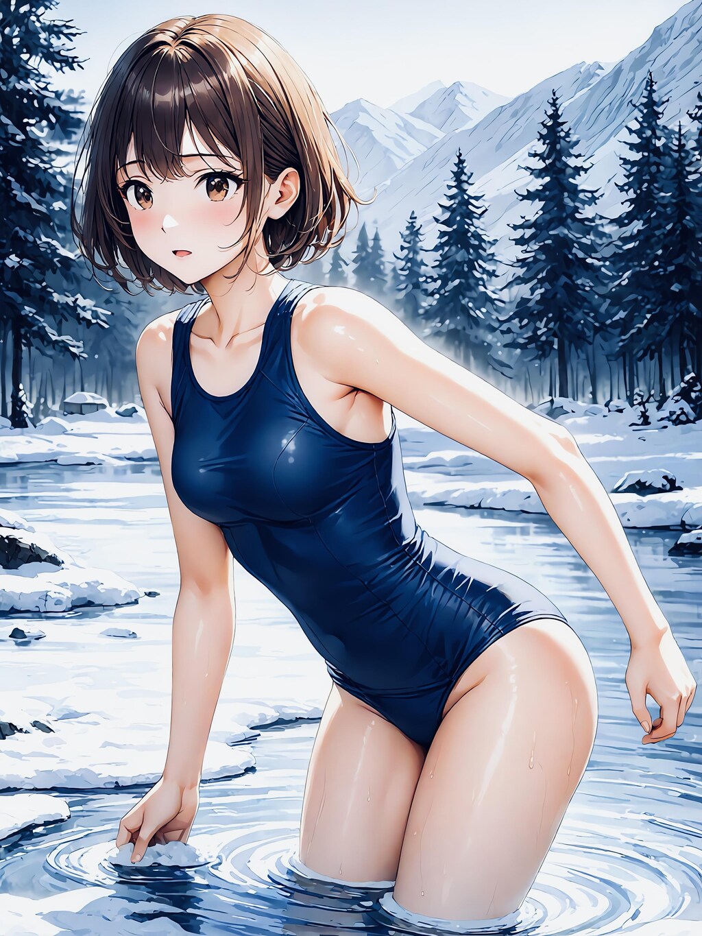 泳げない　物理的に．．．
