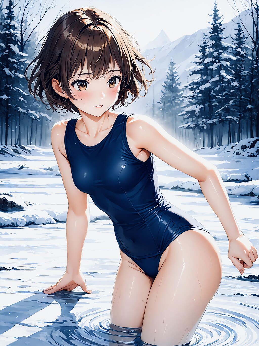 泳げない　物理的に．．．