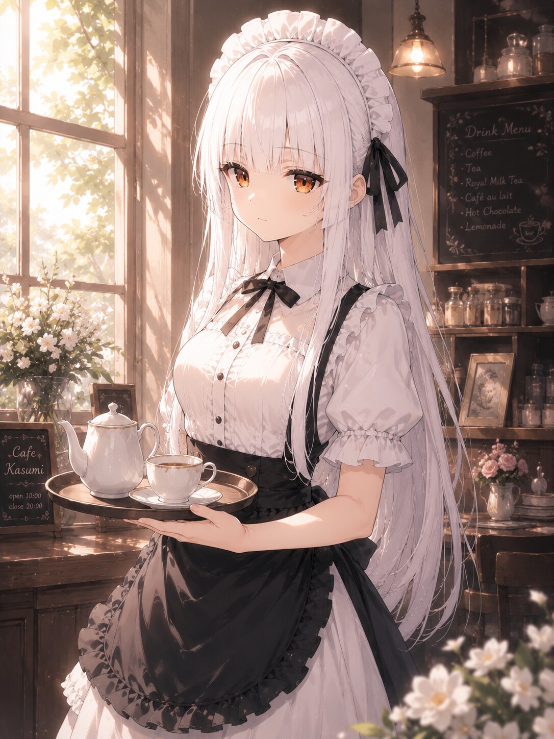 うちの子たち in Cafe