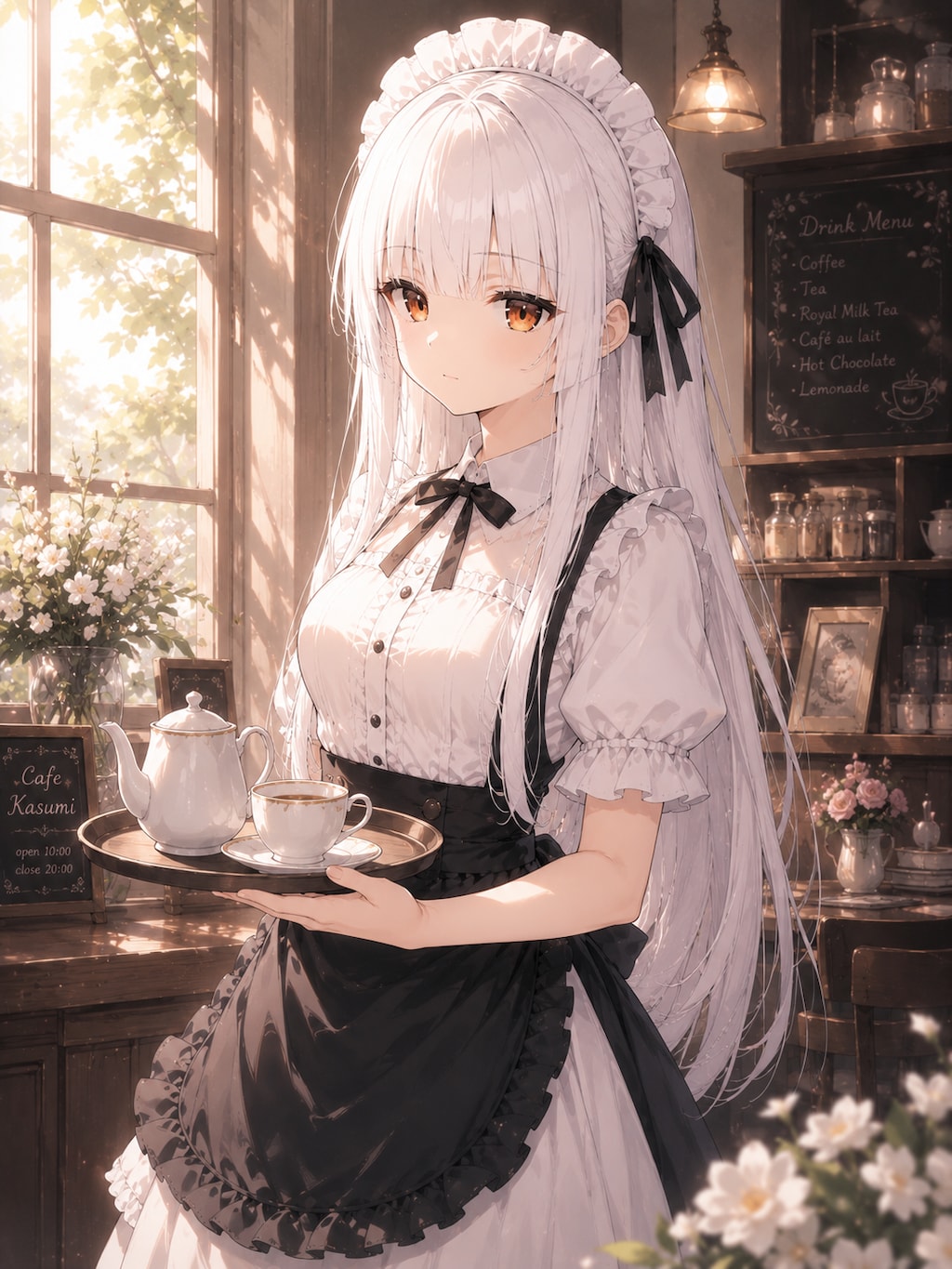 うちの子たち in Cafe