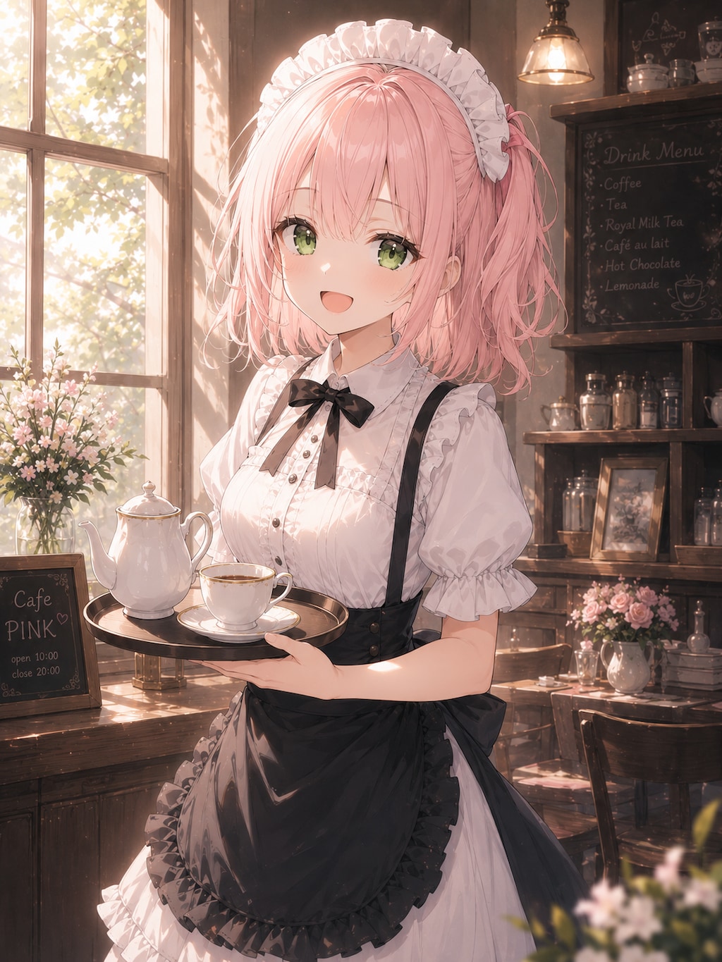 うちの子たち in Cafe